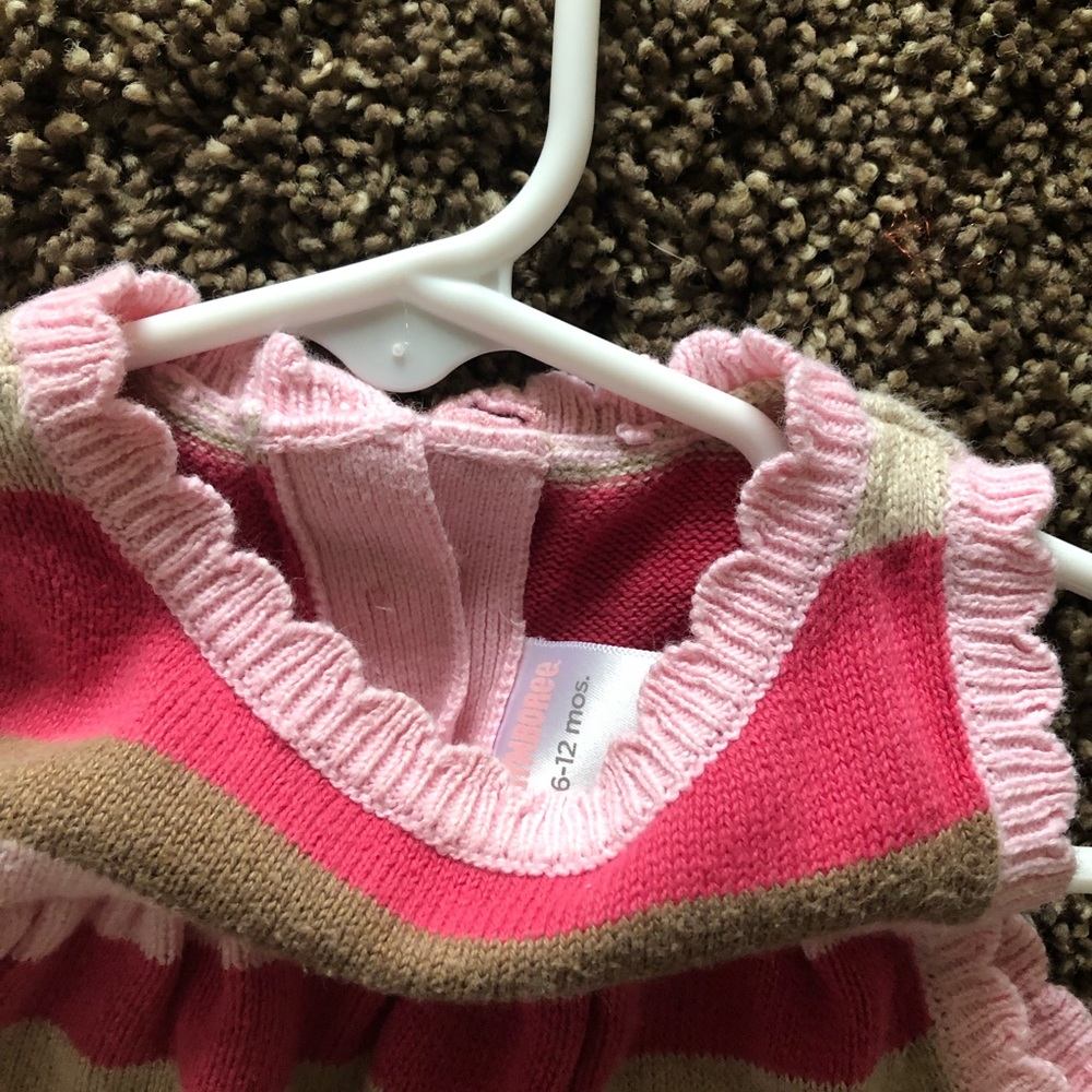 Gymboree striped sweater dress 6-12 months - Picture 4 of 4